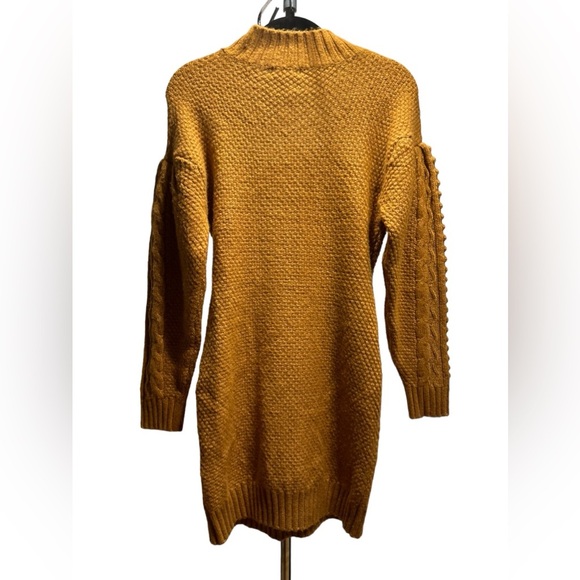 525 American Airspun Cable-knit sweater dress size L - Picture 3 of 11